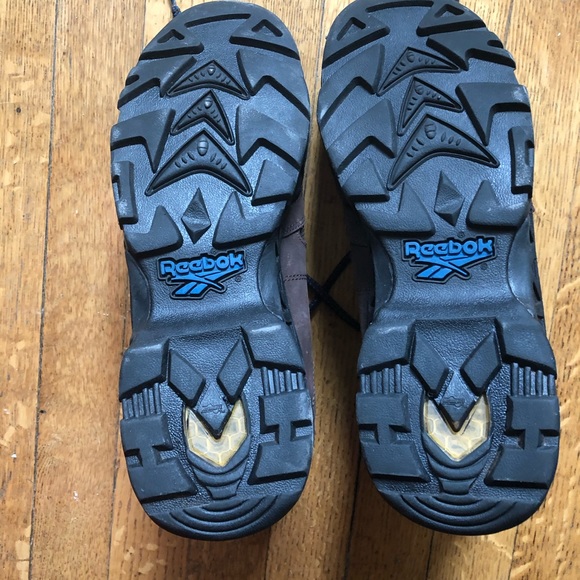 NEW Reebok Outdoor Hiking Hexalite Sole Leather Shoes - Sz 12 - Picture 4 of 6
